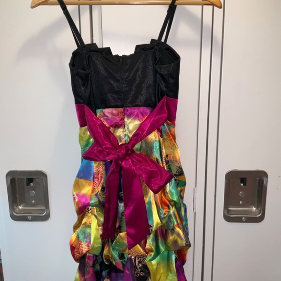 Multicolor Party Dress - Picture 3 of 3